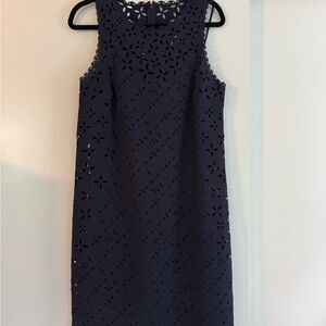 J. Crew Blue Sleeveless Sheath Dress